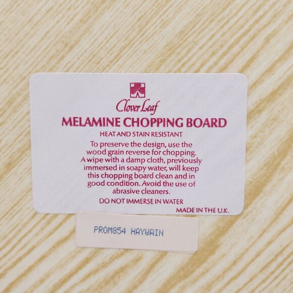 VTG Cloverleaf Melamine Chopping Board Harvest Cart Pumpkins Scene  NWT - Picture 5 of 8